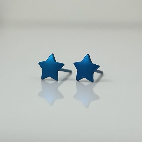 SIENNA STAR STUDS (Cobolt Blue) - Twelve Mile Designs