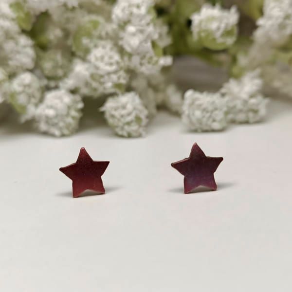 SIENNA STAR STUDS (Plum)