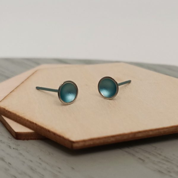 CARA MINI STUDS (Light Blue) - Image 2